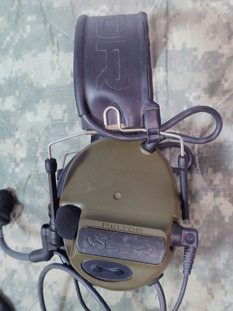 実物 PELTOR COMTACⅢ OD シングル