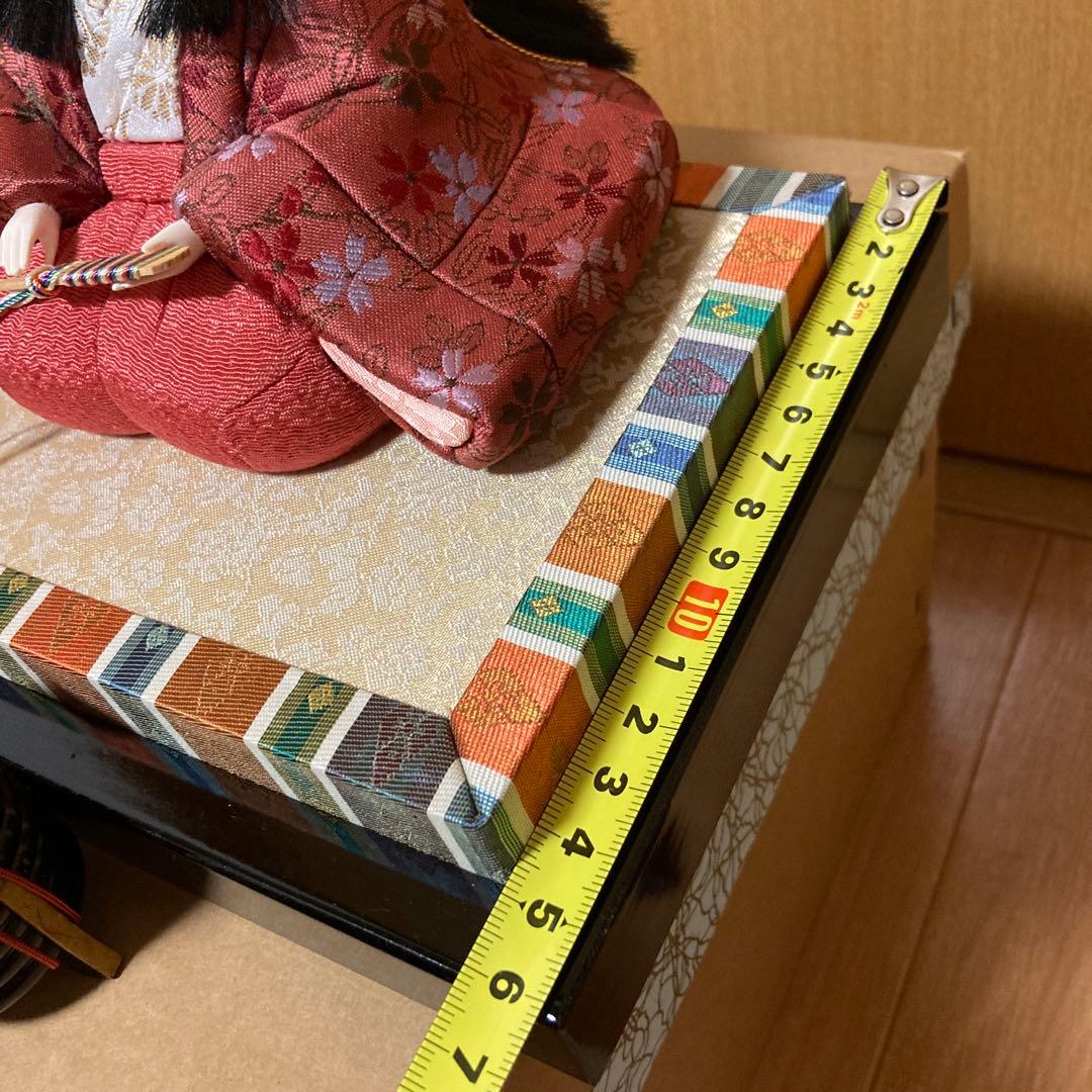 江戸木目込人形　桃山雛　一秀作　新王飾　雛人形