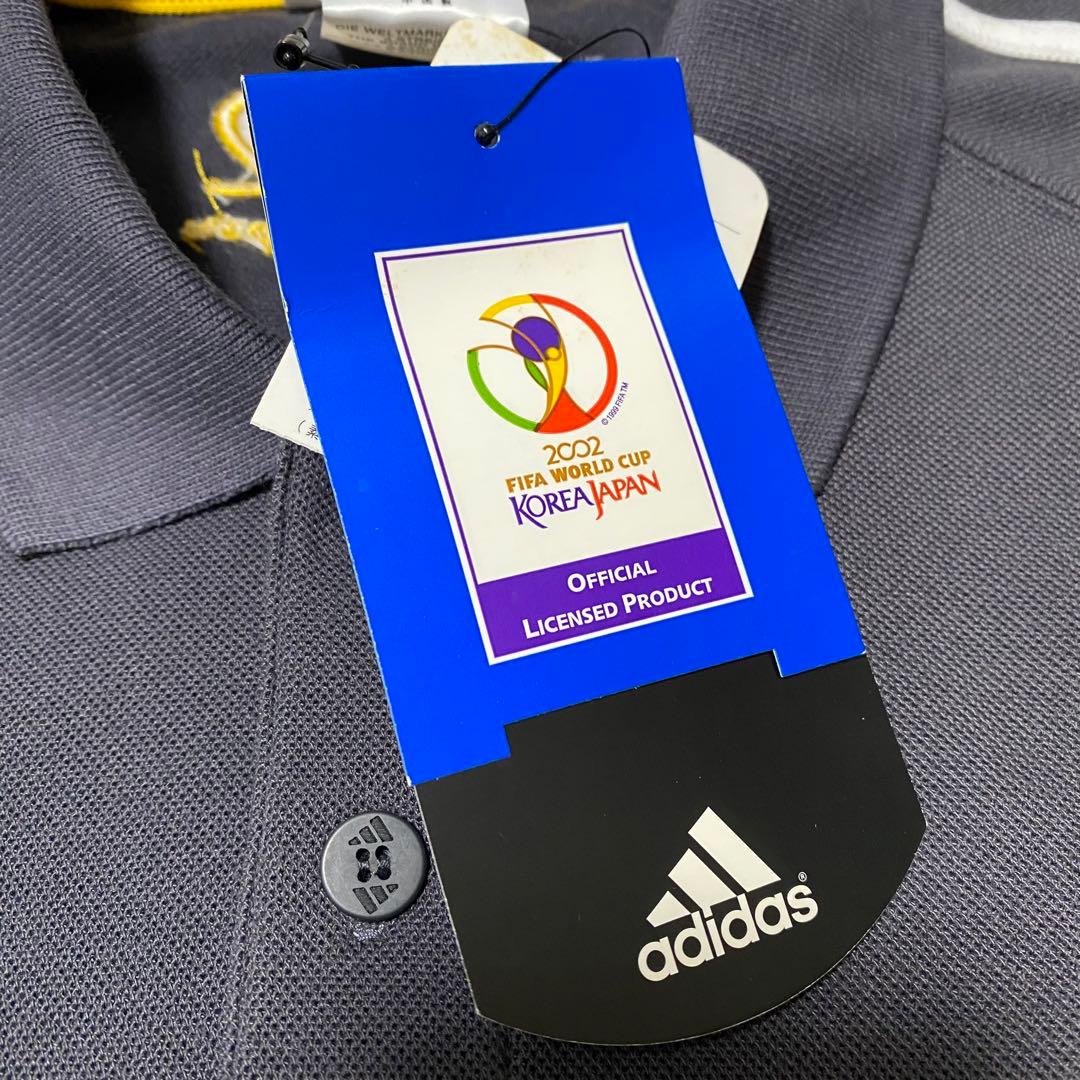タグ付　adidas アディダス　ドイツ代表　日韓W杯　ポロシャツ　ビッグサイズ