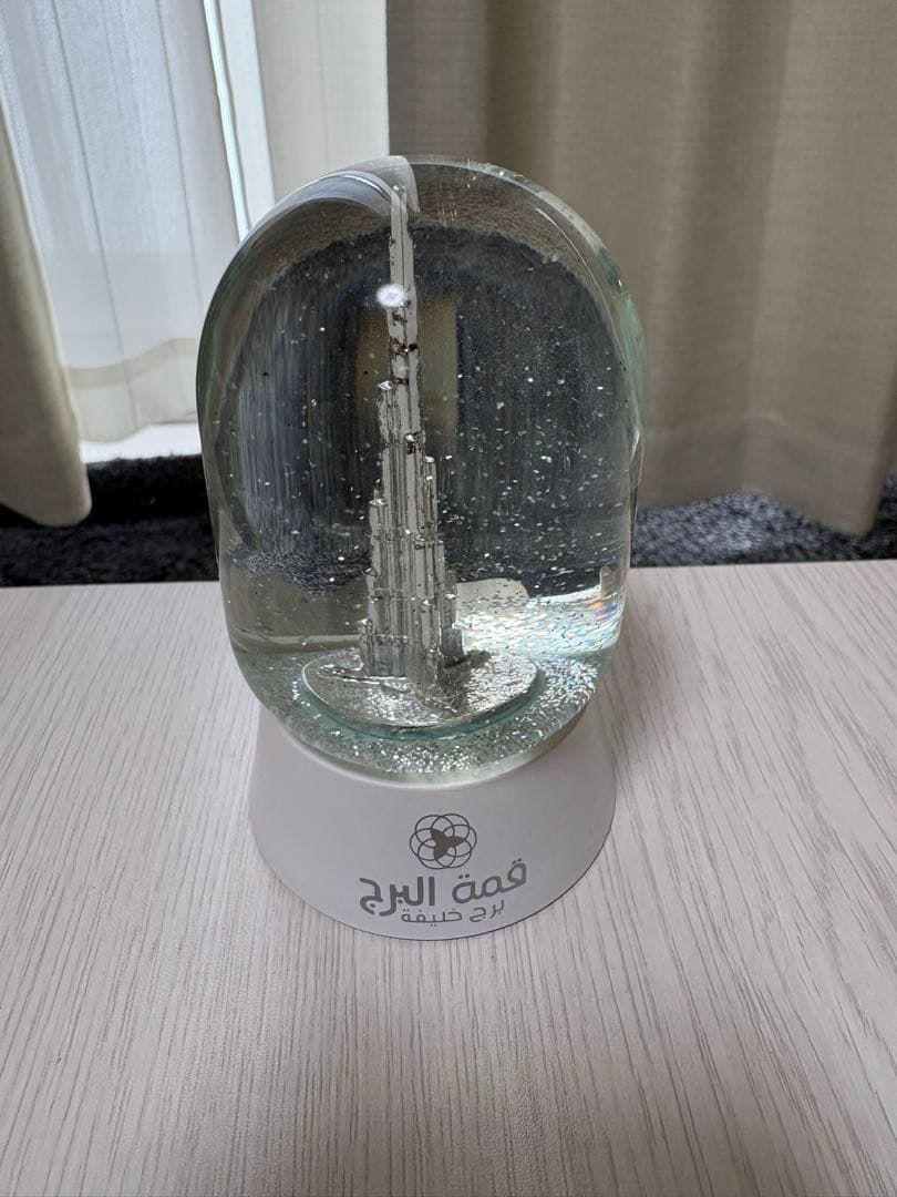 （ドバイ限定）ブルジュ・ハリファ ガラス製置物