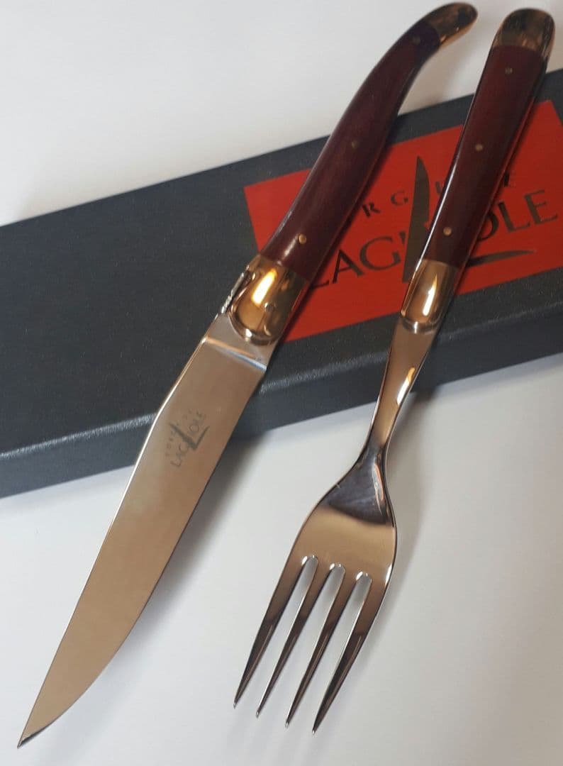 LAGUIOLE （ラギオール）ナイフ&フォーク ウッド Michel Bras