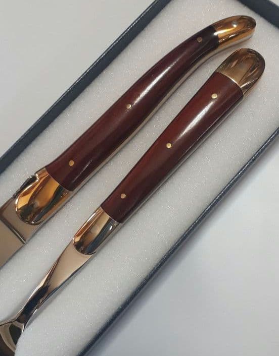 LAGUIOLE （ラギオール）ナイフ&フォーク ウッド Michel Bras