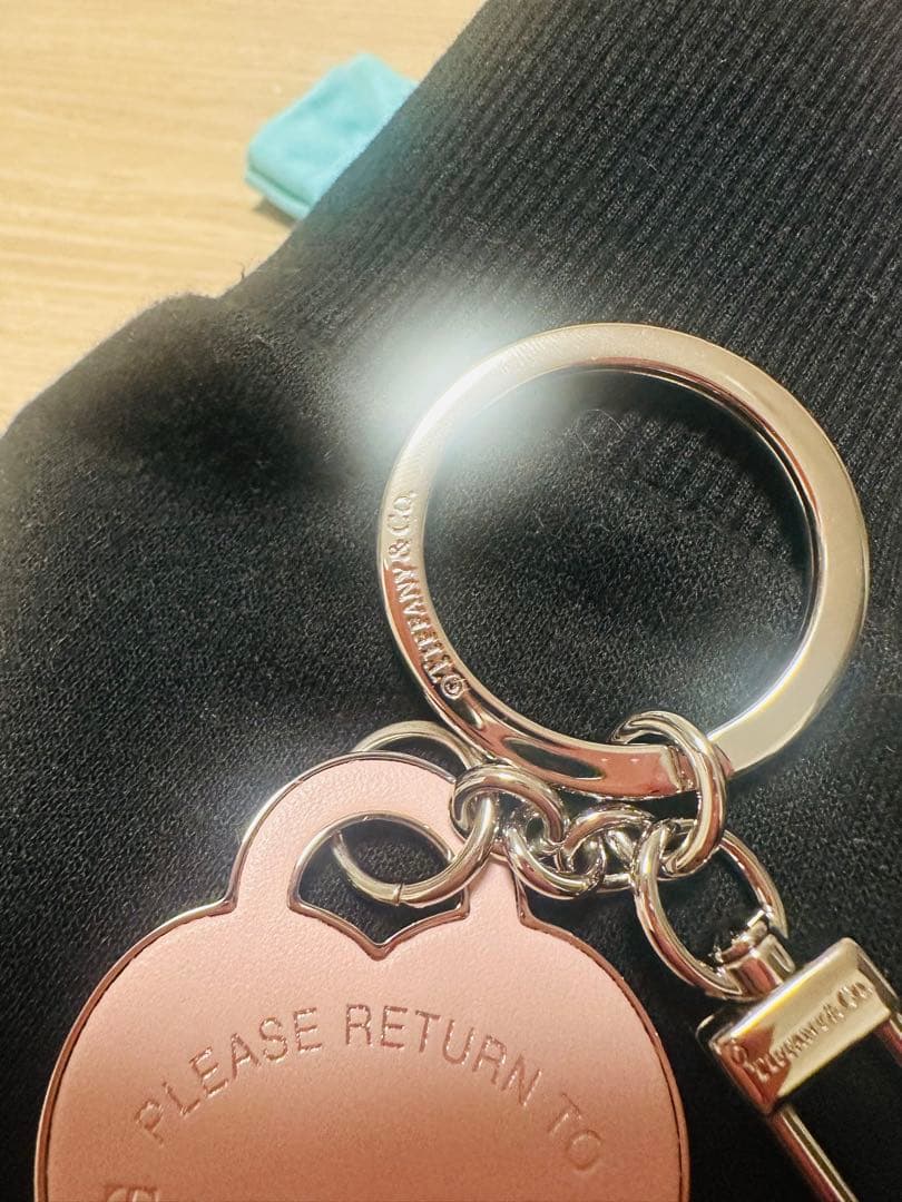 最終お値下げ！Tiffany & Co. ハート型キーホルダー