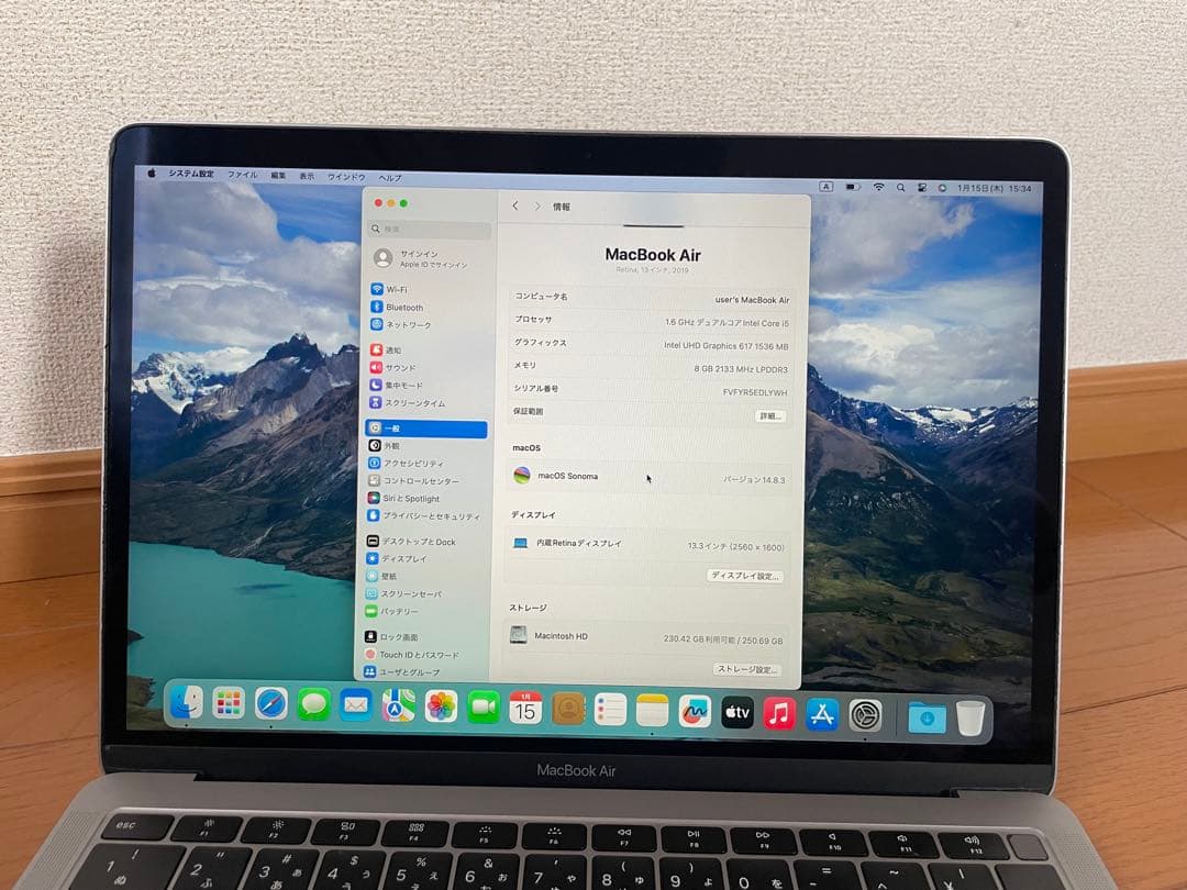 MacBook Air 2019｜Core i5｜256GB