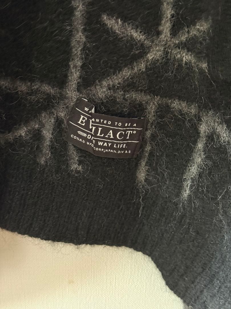 Evilact Spider Knit Cardigan イーヴルアクト　XL