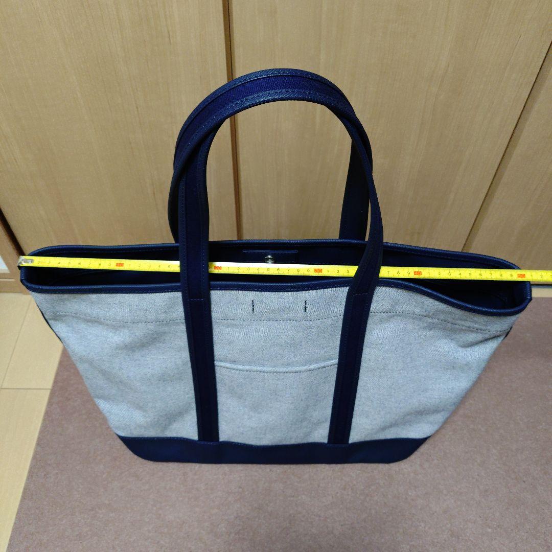 PORTER キャンバス トートバッグ グレー/ネイビー