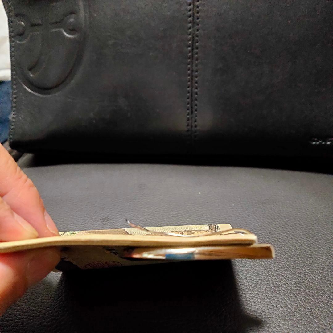 HERMES 馬蹄型マネークリップ シルバー