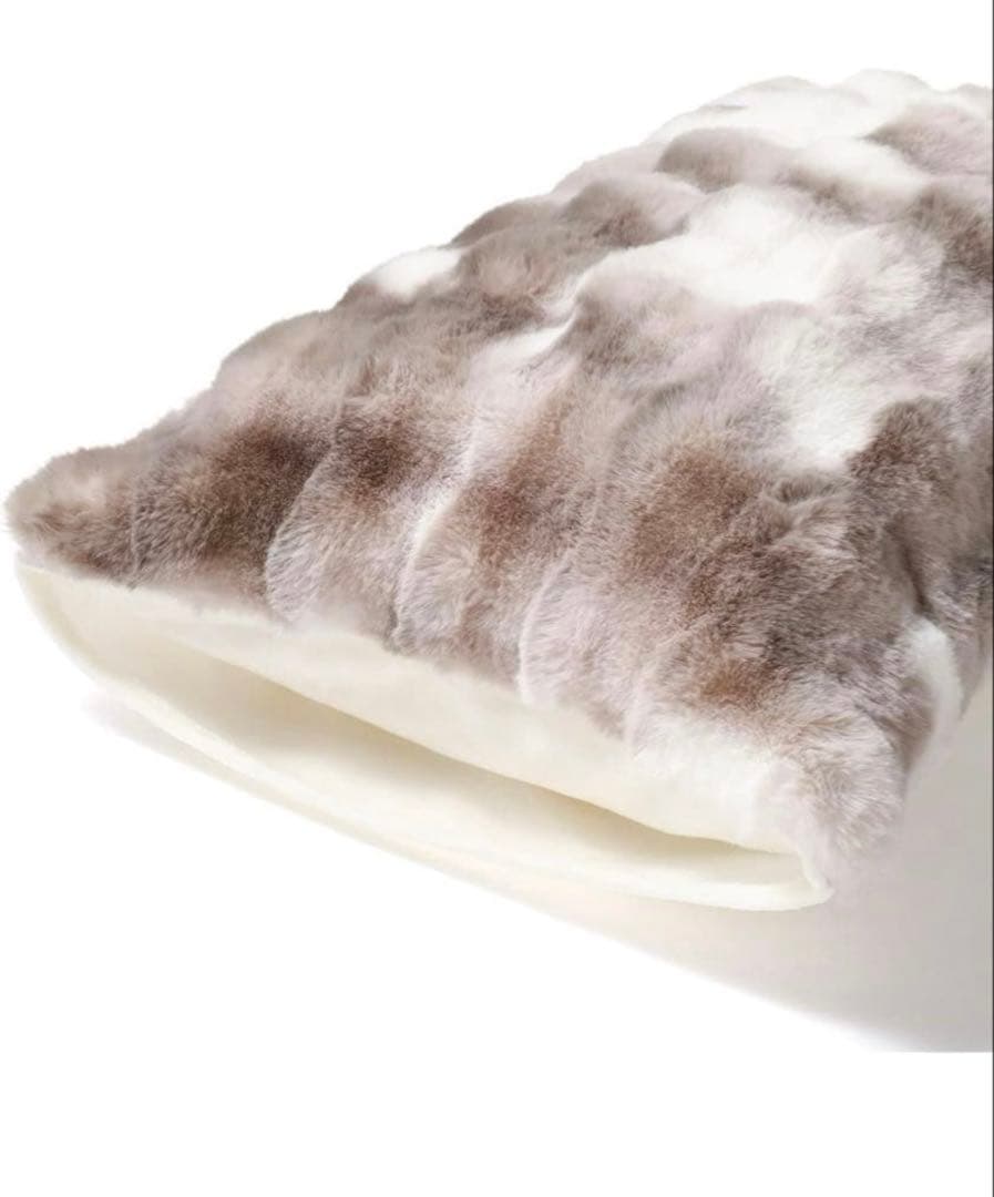 新品未使用 WARMY ポコモコファー 掛け布団カバー 枕カバー シングル