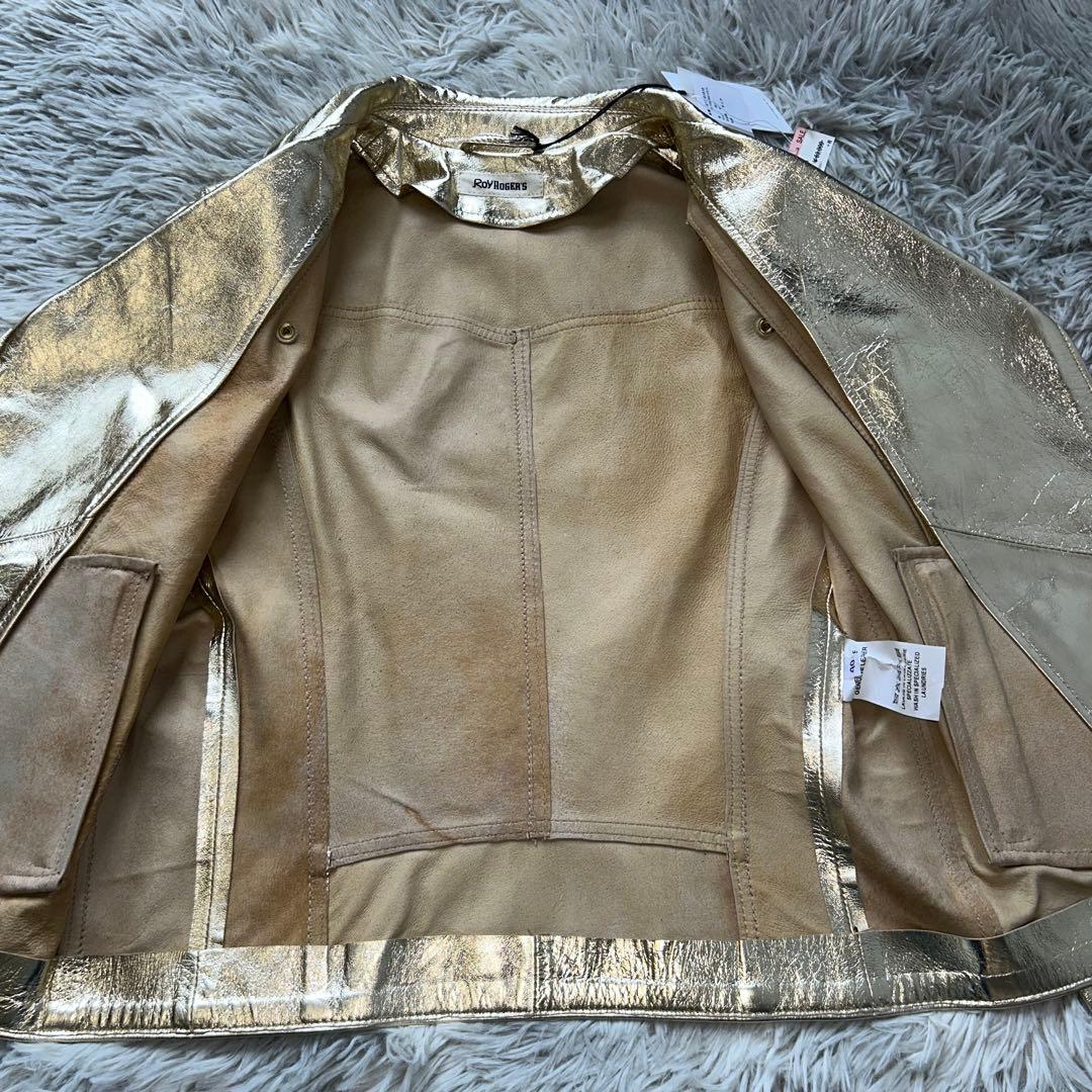 KkbooksRoy Roger's ダブルライダースジャケット ゴールド
