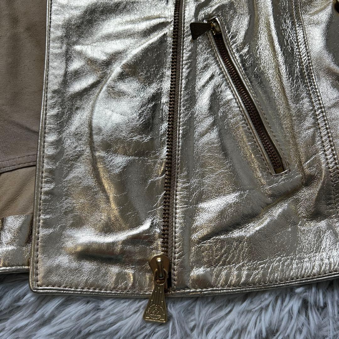 KkbooksRoy Roger's ダブルライダースジャケット ゴールド