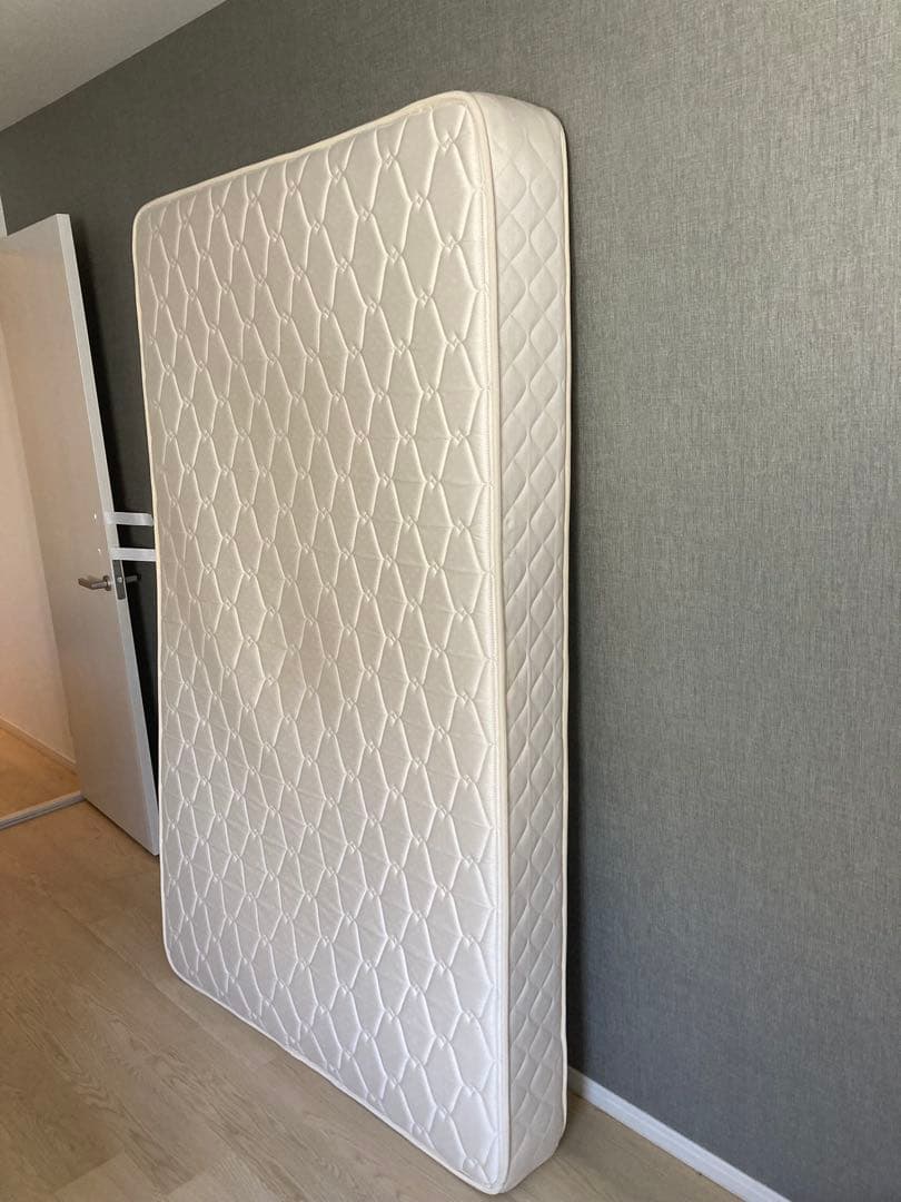 【ACTUS】セミダブルベッド　マットレスセット【配達or引取】