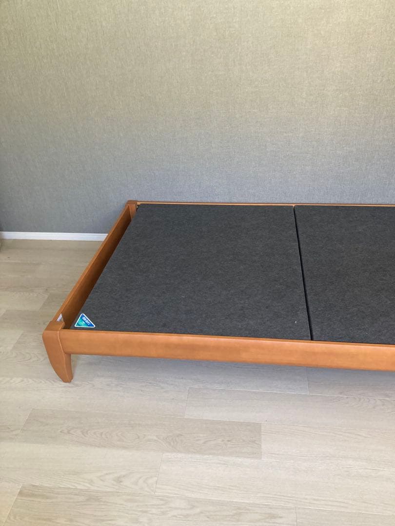 【ACTUS】セミダブルベッド　マットレスセット【配達or引取】