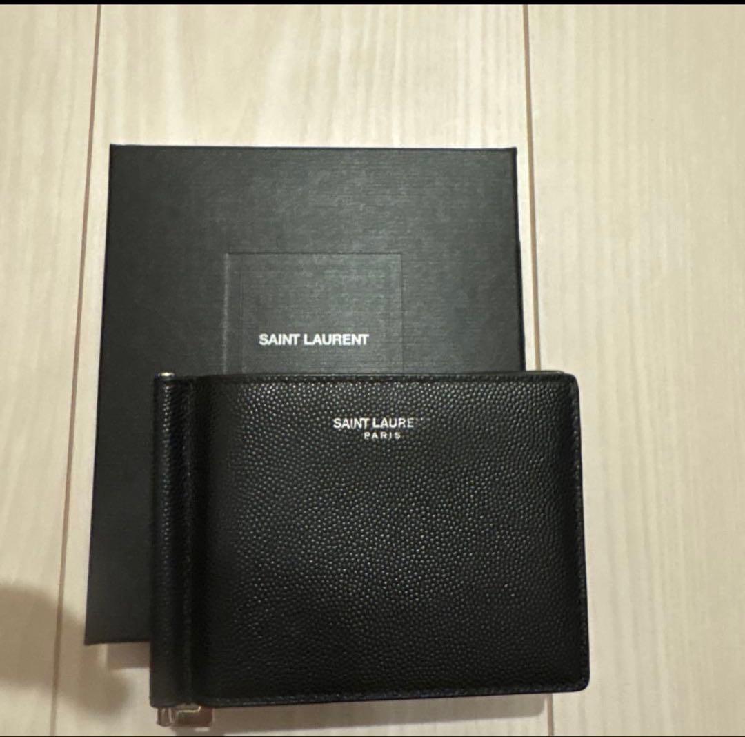 SAINT LAURENT ブラック マネークリップ なおきんさん専用