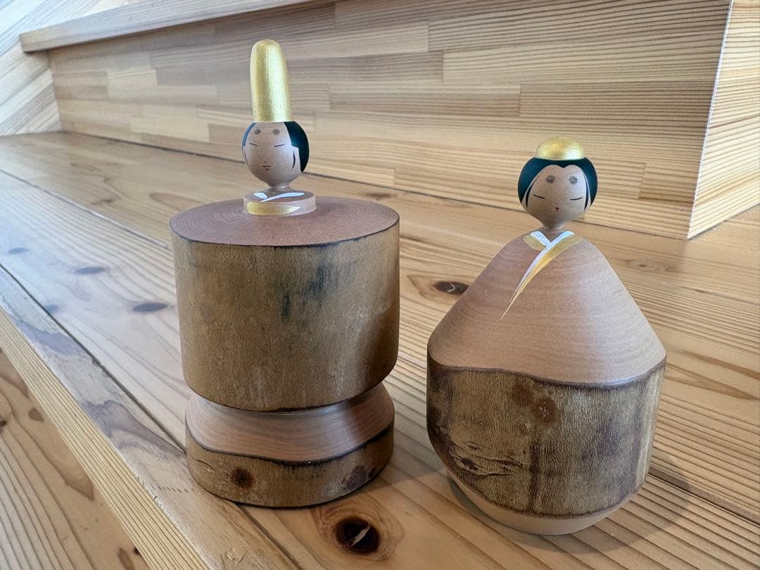 松谷伸吉さん　木地雛人形