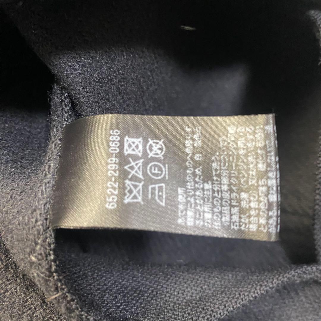 ドゥロワー ロングコート 羊革 ドッキング 2021AW ネイビー 34