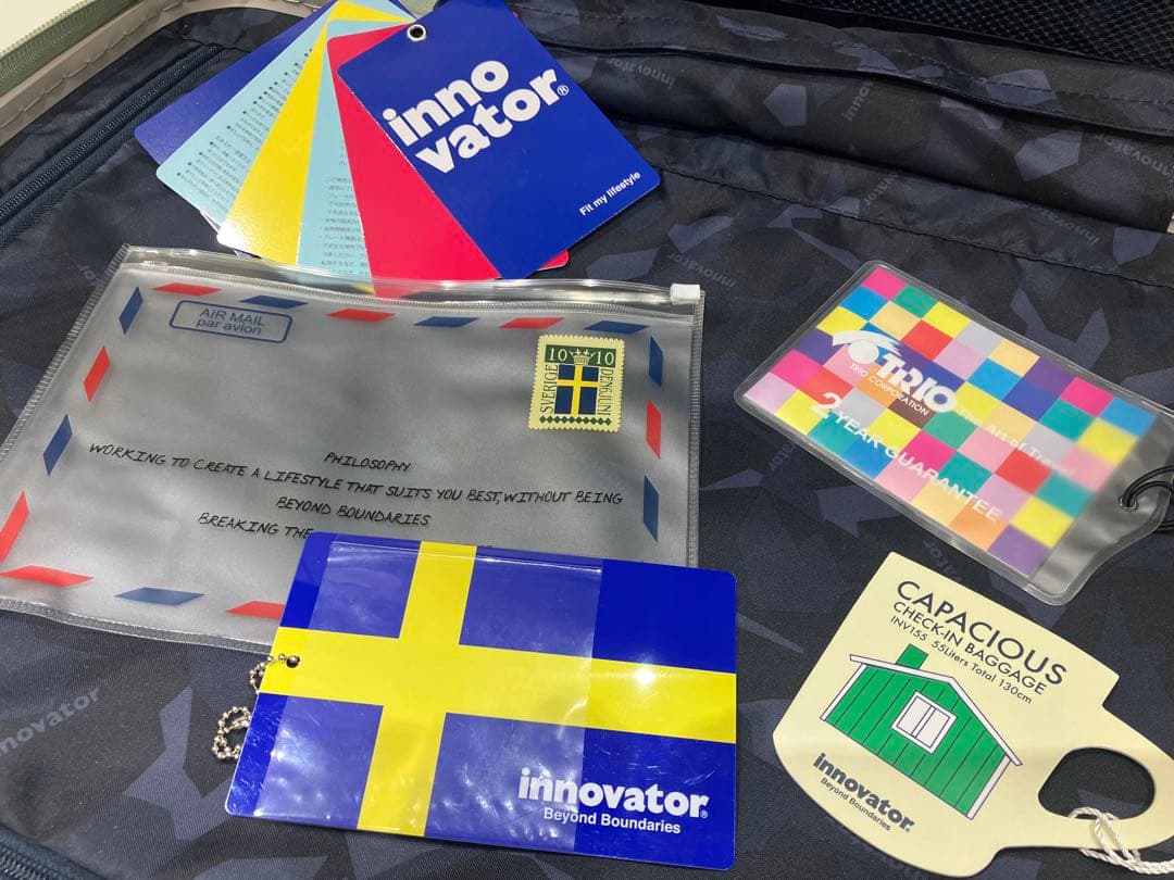 めぐめぐ　イノベーター　55L サンドベージュ　スーツケース