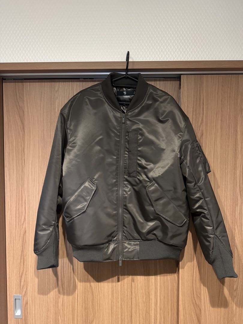 売り切り ハイブリッドダウン オーバーサイズ MA－1 グレー L 試着のみ