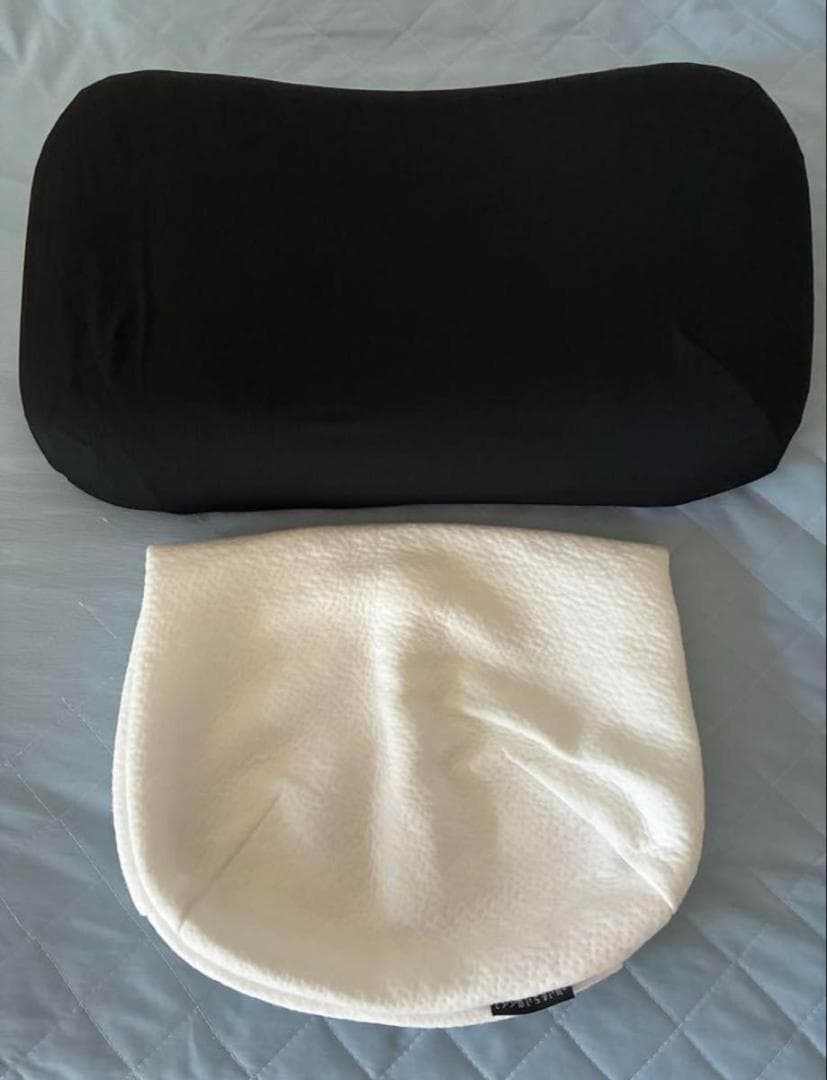 【美品】ヒツジのいらない枕 極柔 ブラックレーベルカバー付