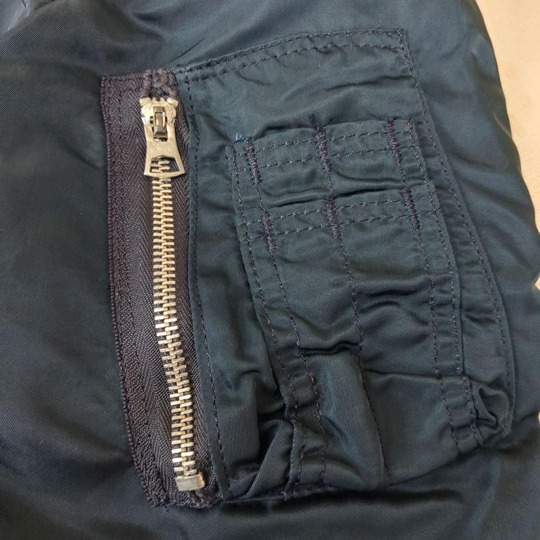 80s アルファ Lー2B エアフォースブルー USA製 短丈