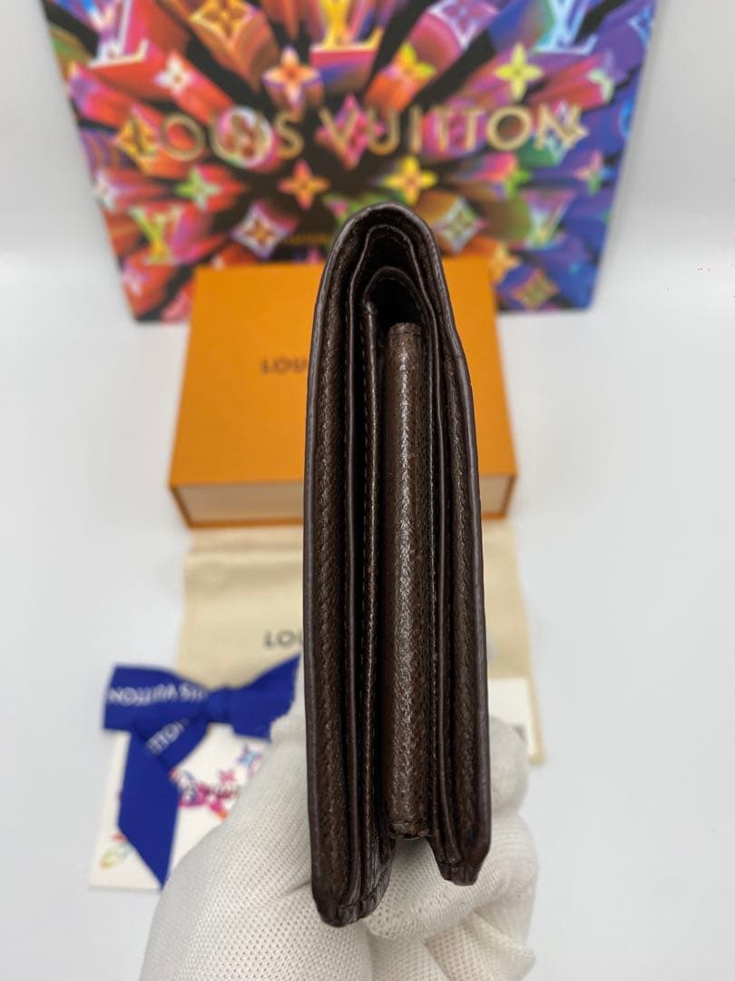 人気✨ルイ・ヴィトン ダミエ ポルトフォイユ マルコ コンパクト 二つ折り財布