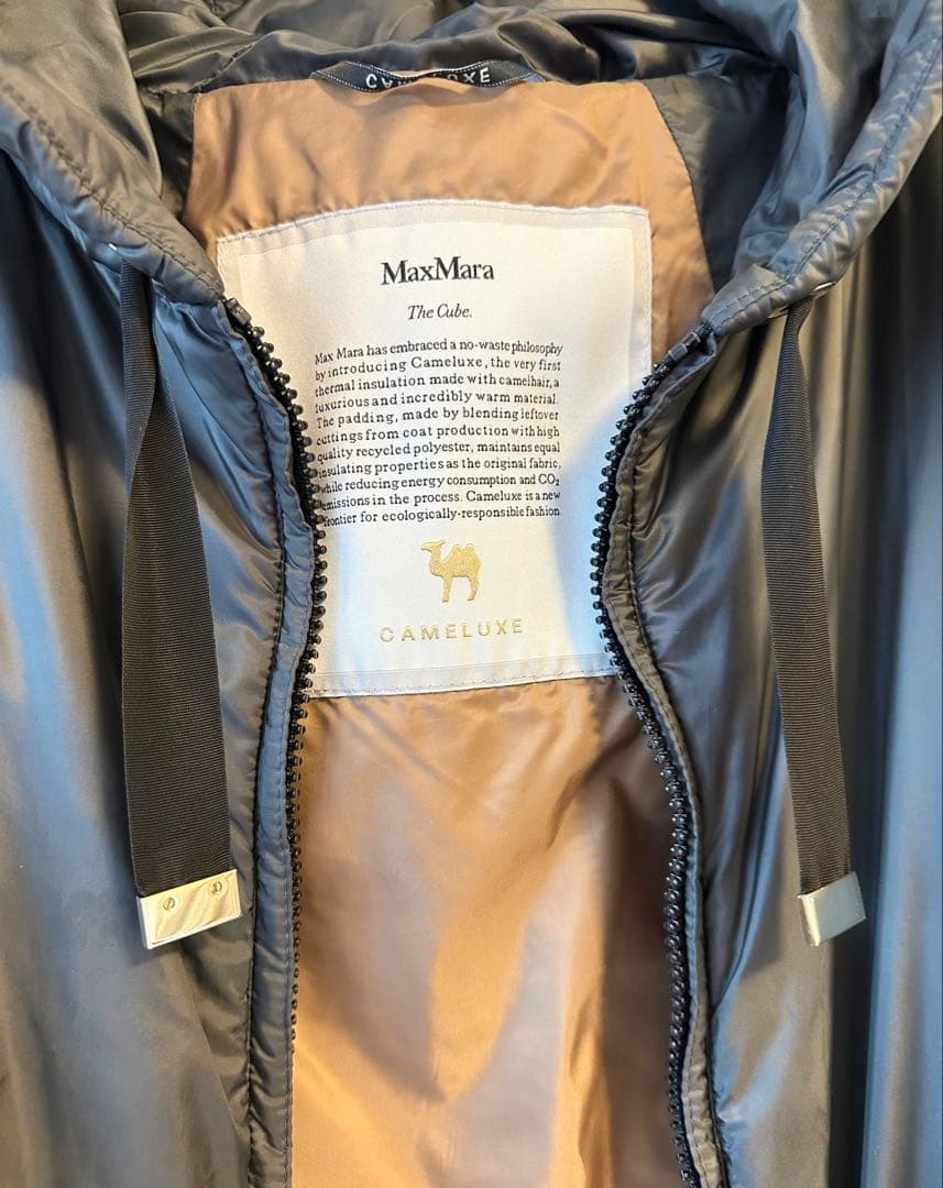 Max Mara the cubeキャメルリュクス テクニカルキルティング40