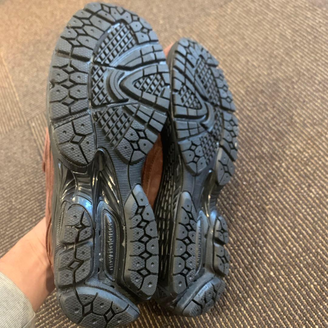 新品級 U1906LNSニューバランス スエード ローファー ブラウン 27cm