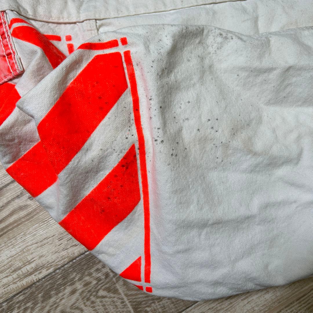 レア PLAIN DEALER ニュースペーパーバッグ オレンジ