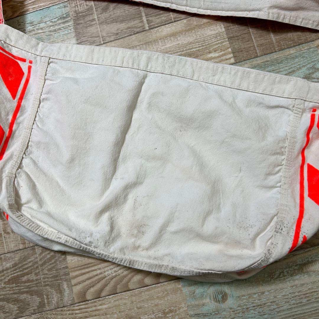 レア PLAIN DEALER ニュースペーパーバッグ オレンジ