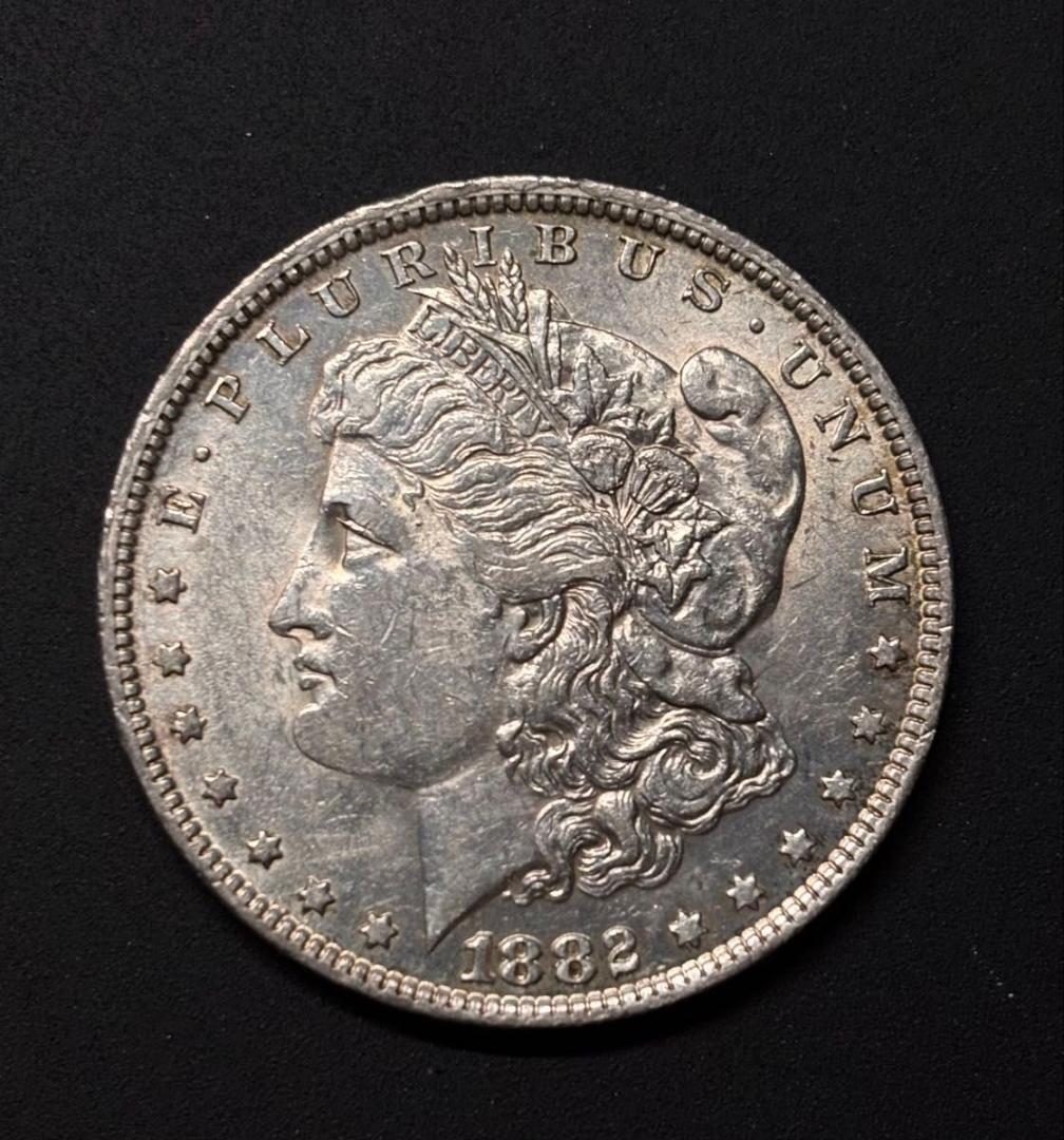 1882-O モルガンダラー アメリカ 1ドル 銀貨 SV900