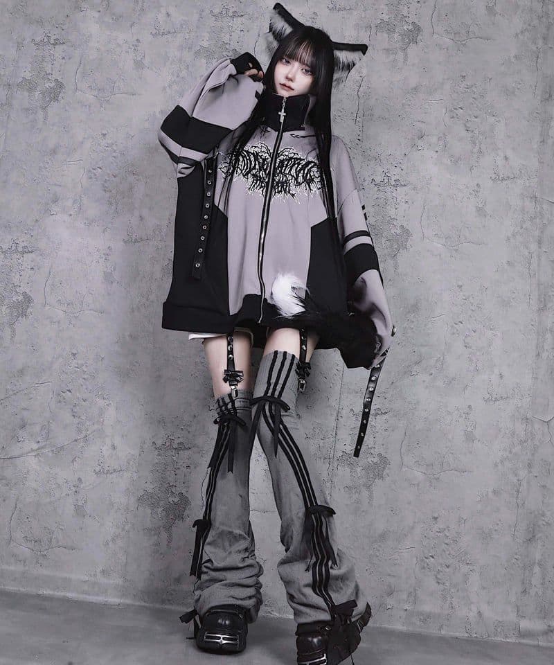 HIDOLATRAL THEODOL　近未来メタルジャージ　GRAY　地雷系