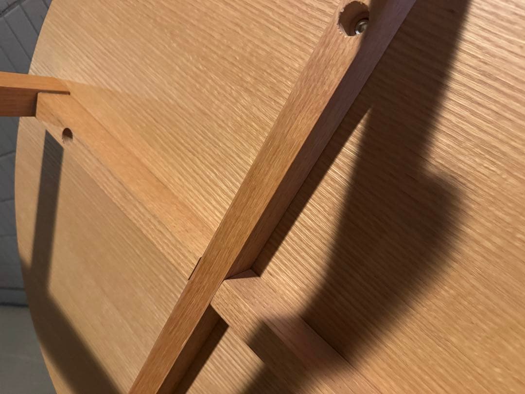 センターテーブル リビングテーブル 丸型 天然木 リビング ダイニング　東京池袋