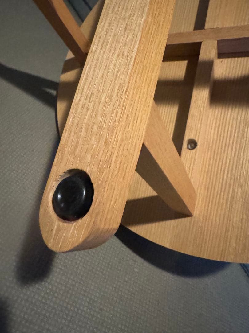 センターテーブル リビングテーブル 丸型 天然木 リビング ダイニング　東京池袋