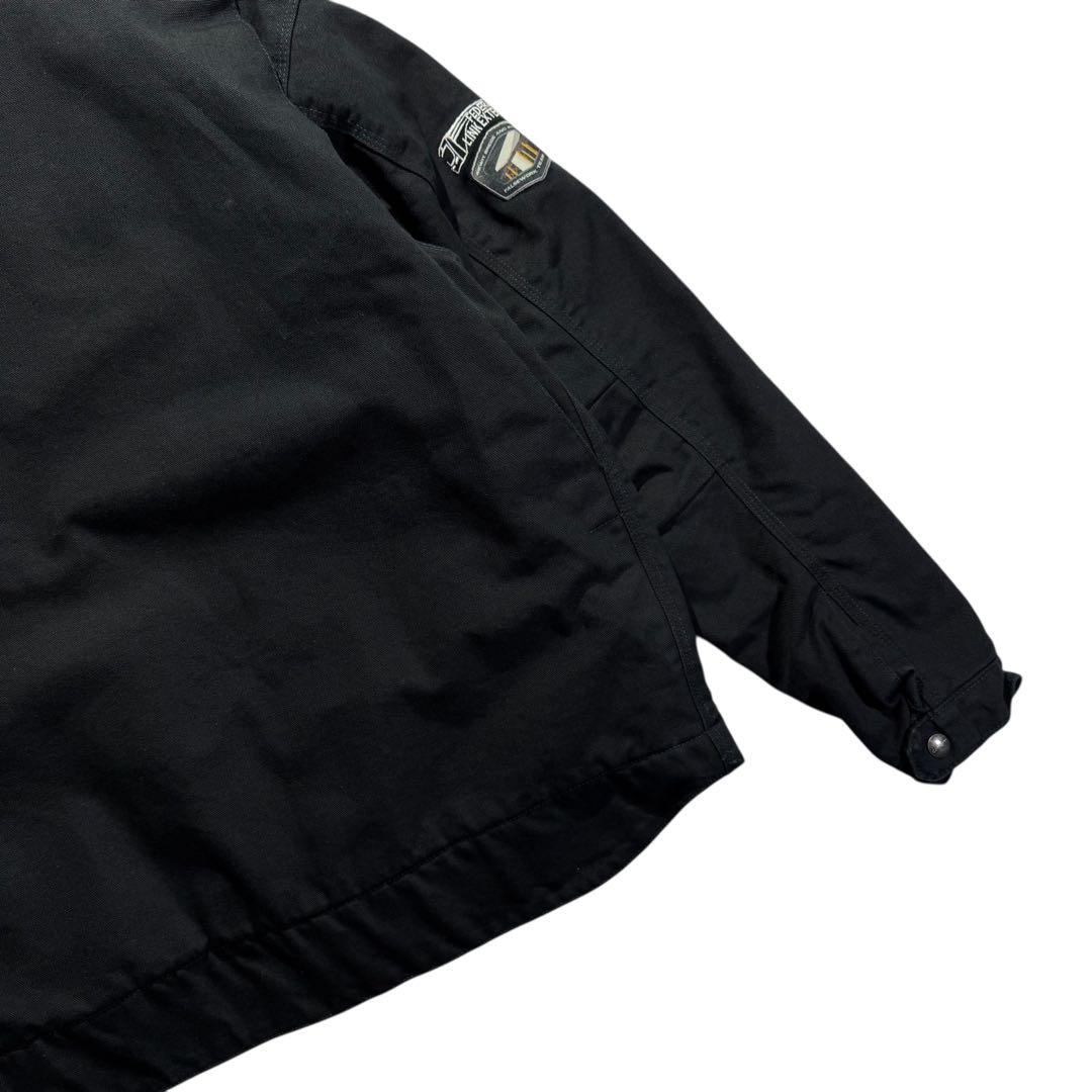 カーハート デトロイトジャケット 黒 OJ3828 企業ロゴ 00s ビンテージ
