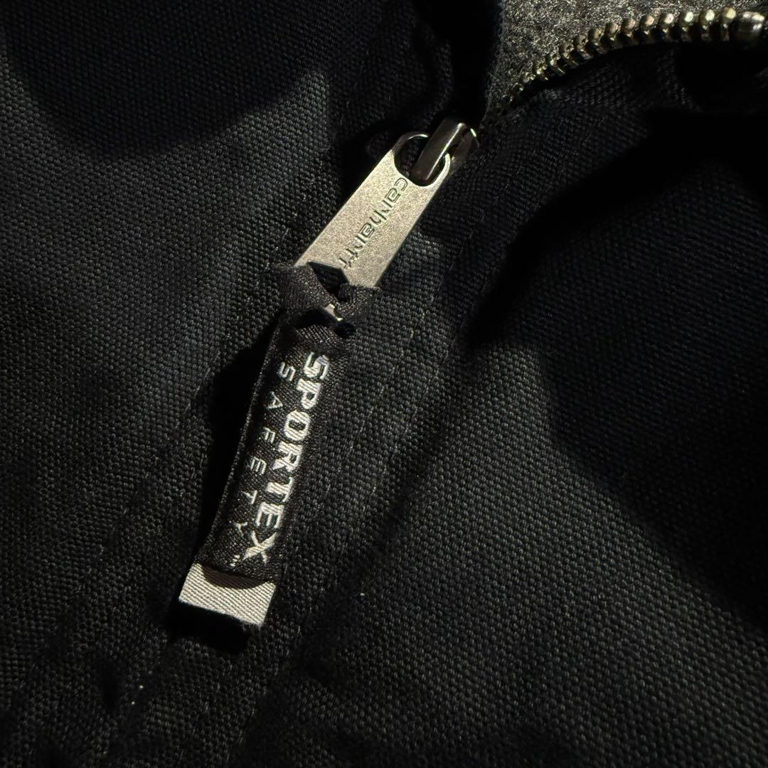 カーハート デトロイトジャケット 黒 OJ3828 企業ロゴ 00s ビンテージ