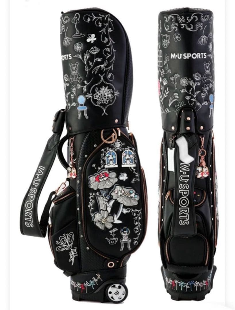 【未使用✨️】M•U SPORTS⭐︎30周年記念モデル⭐︎キャディバッグ ブラック