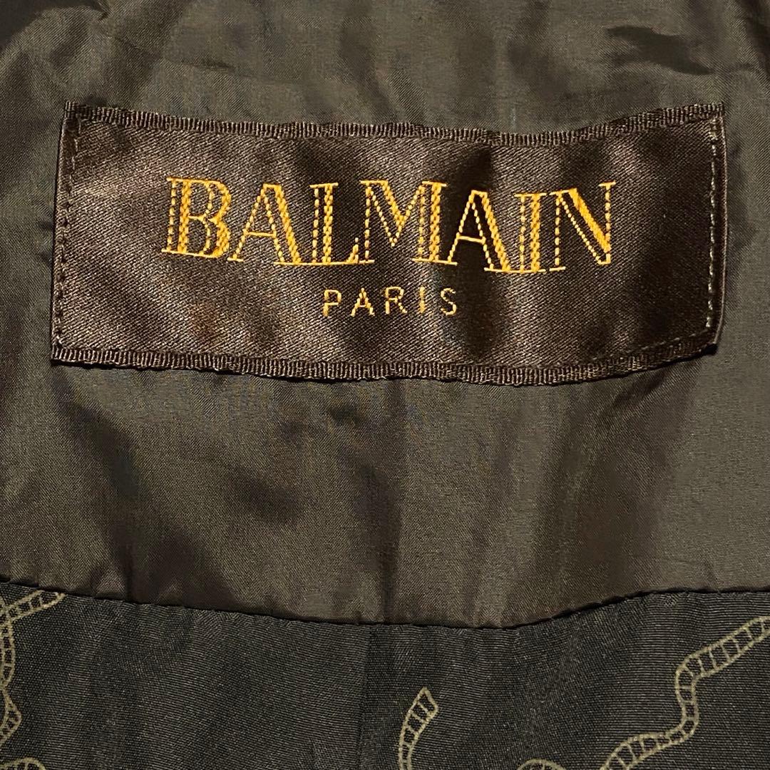 バルマン　BALMAIN ブルーフォックスファー付　ダウンコート　100