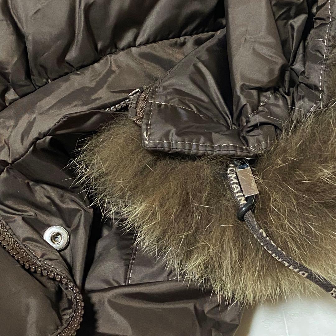 バルマン　BALMAIN ブルーフォックスファー付　ダウンコート　100