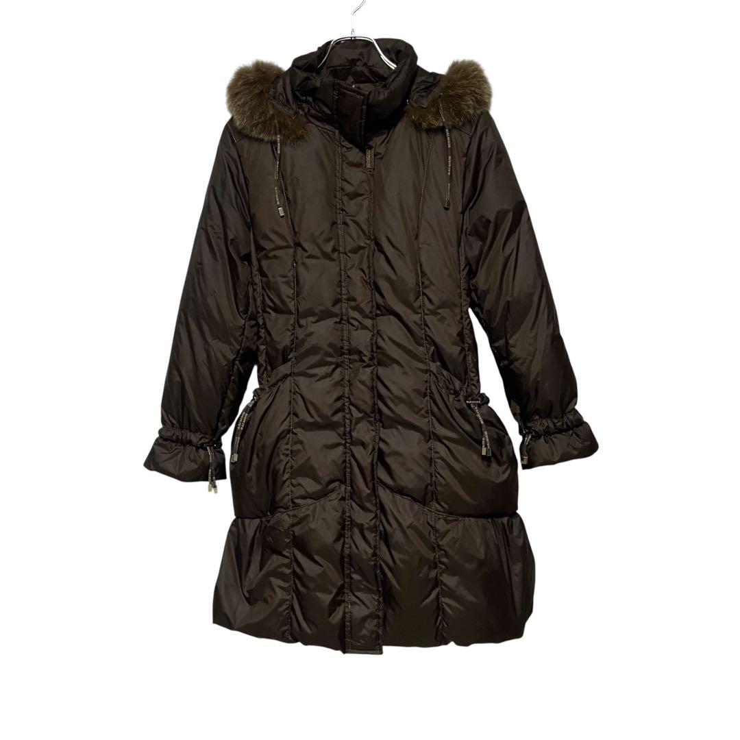 バルマン　BALMAIN ブルーフォックスファー付　ダウンコート　100