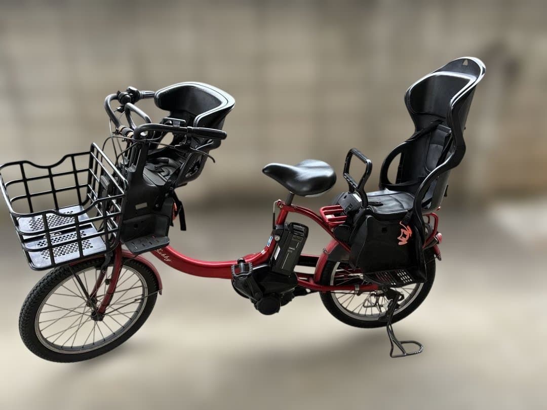 引き取り限定ヤマハ　パスバビー　子供乗せ電動自転車　　　チャイルドシート付き！！