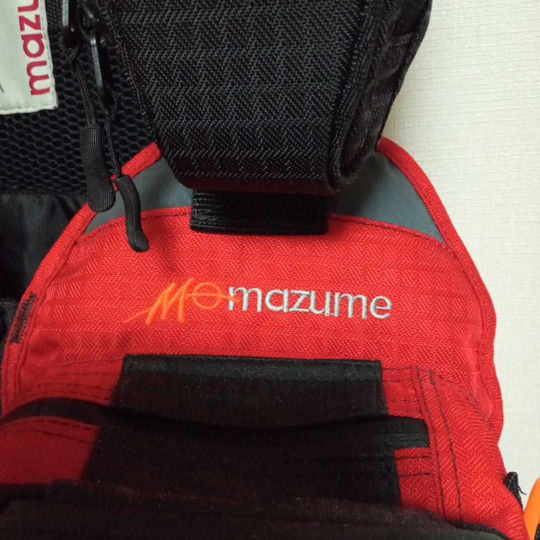 mazume フィッシングベスト レッド