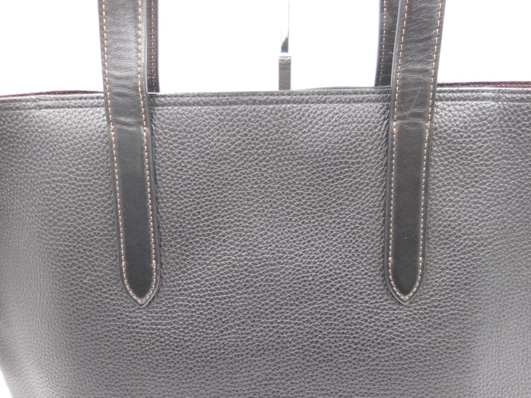 ✨COACH　コーチ　ゴッサムトート　レザー　ビジネス　A4 バッグ　ブラック