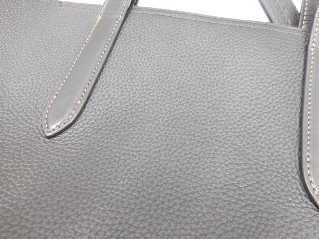 ✨COACH　コーチ　ゴッサムトート　レザー　ビジネス　A4 バッグ　ブラック