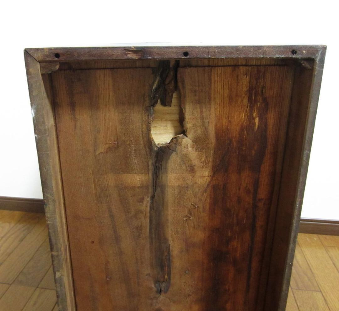 アンティーク 木製棚 茶棚 飾り棚 昭和初期～もっと古いかも？ レトロ