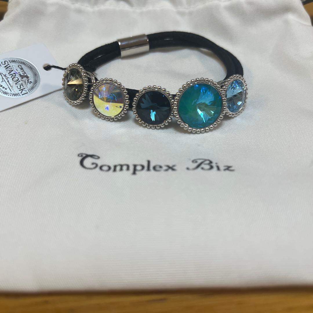 Complex Biz スワロフスキークリスタル ヘアゴム