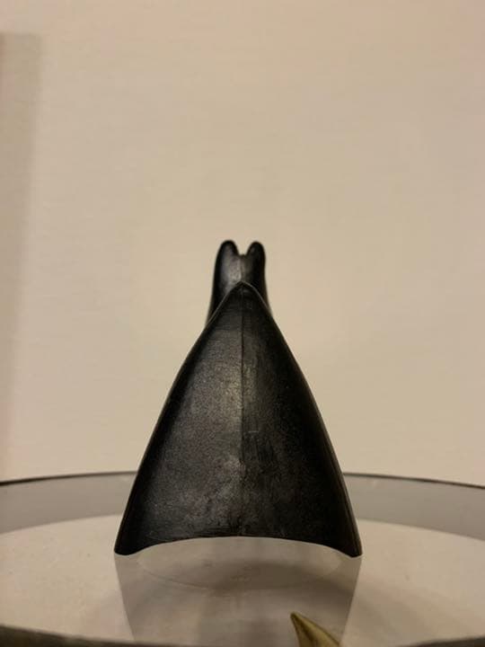 希少　スティグリンドベリ　ブラックのテリア貯金箱