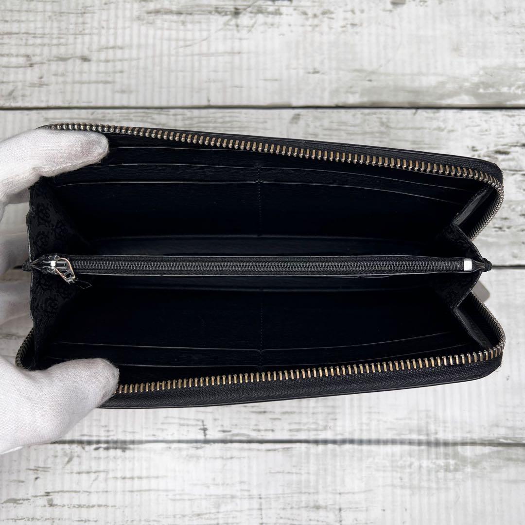 dunhill ダンヒル レザー ラウンドファスナー 長財布