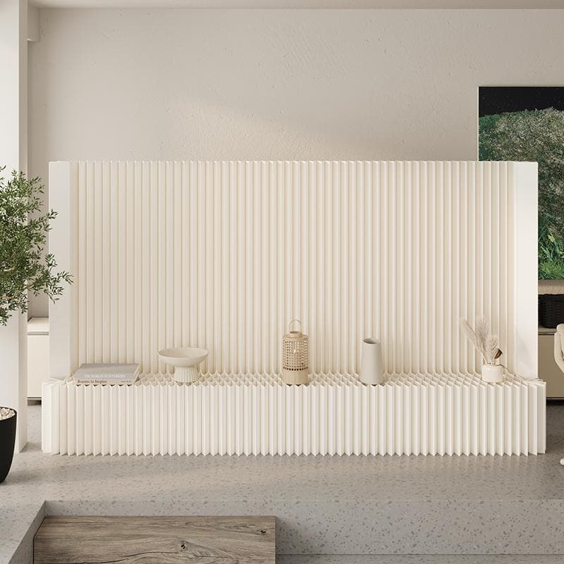 紙製パーテーション陳列展示台高さ1.5ｍ長さ3-4ｍ組立不要折りたたみ衝立仕切り