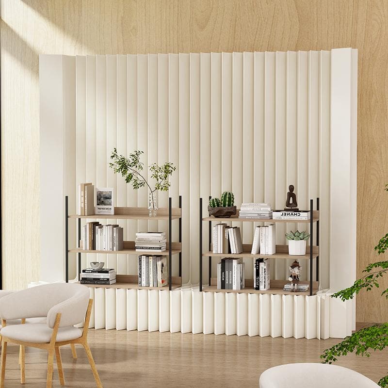 紙製パーテーション陳列展示台高さ1.5ｍ長さ3-4ｍ組立不要折りたたみ衝立仕切り