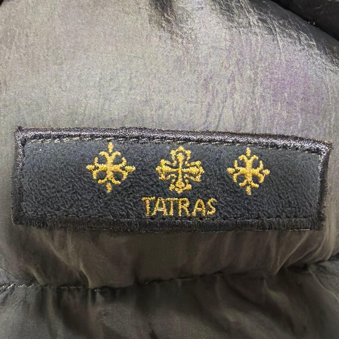 早い者勝ち　TATRAS ポリテアマネイビーダウン タトラスPOLITEAMA紺