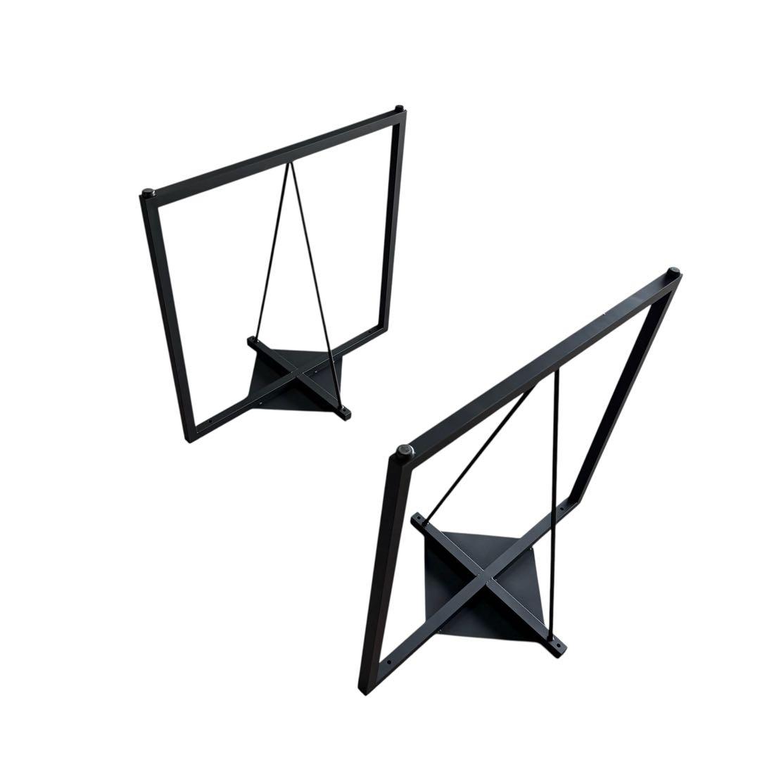 HR772 広松木工　GALA actus 天然木×スチール　インダストリアル